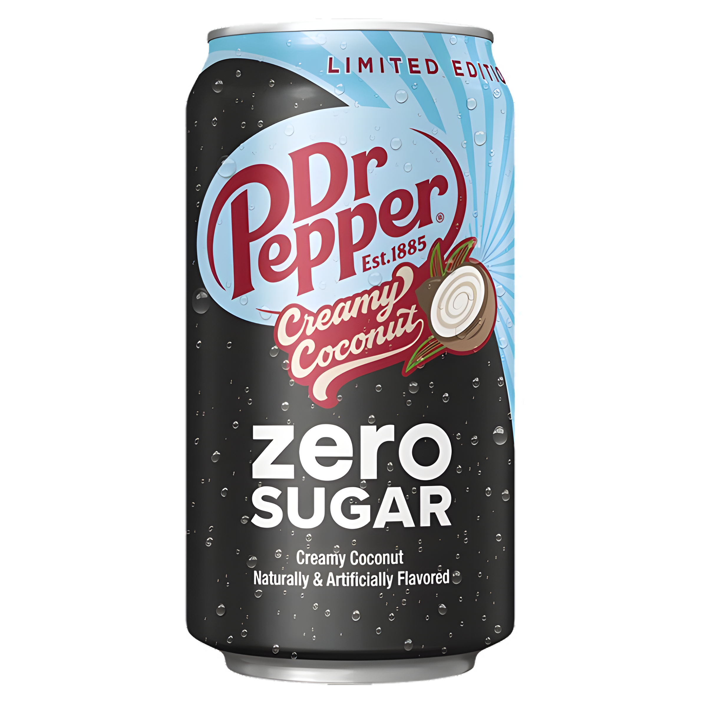 Dr Pepper Creamy Coconut Zero Sugar - 12 Fl Oz