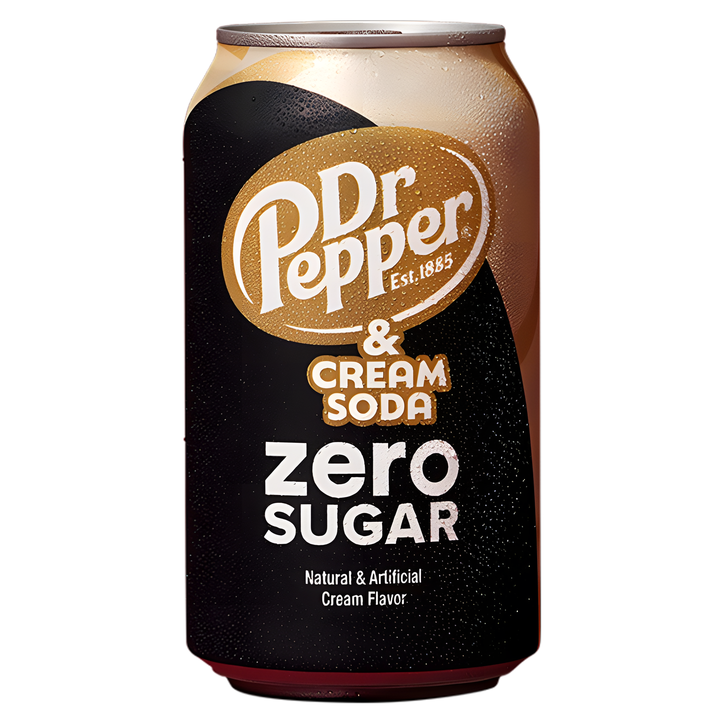 Dr Pepper & Cream Soda Zero Sugar - 12 Fl Oz